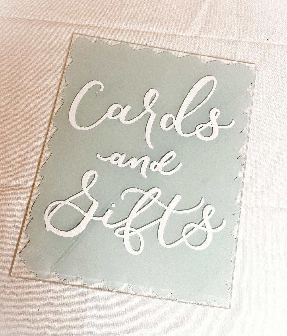 Small Custom Acrylic Sign