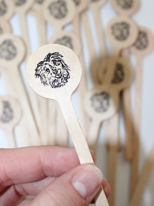 Custom Foil Wooden Drink Stirrers
