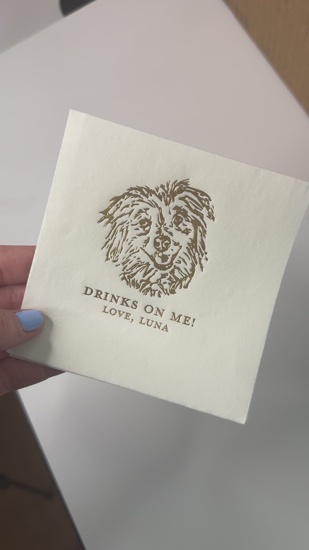 Custom Foil Cocktail Napkins