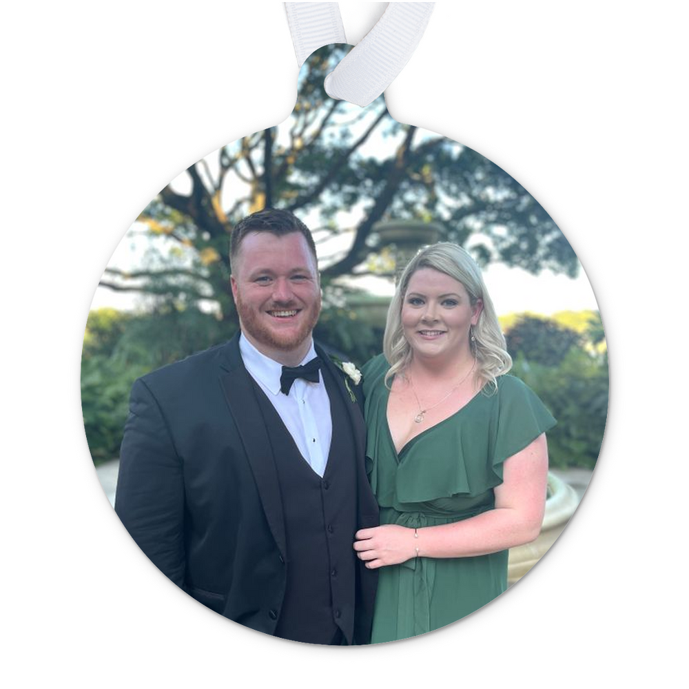 Custom Photo Metal Ornament