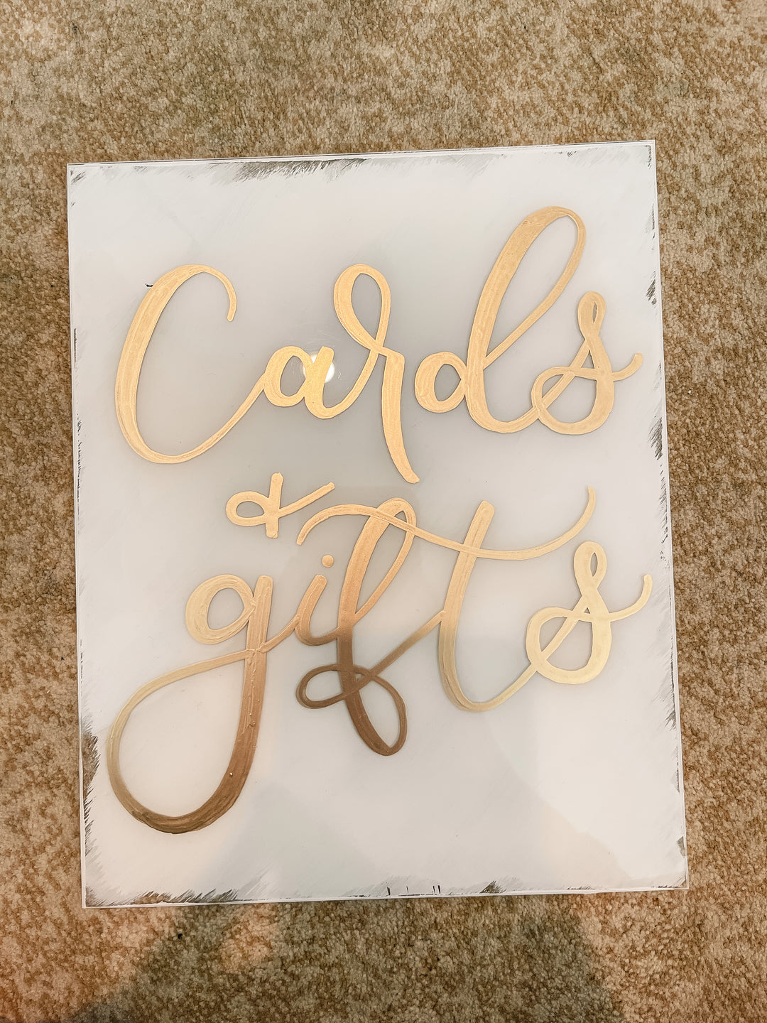 Small Custom Acrylic Sign