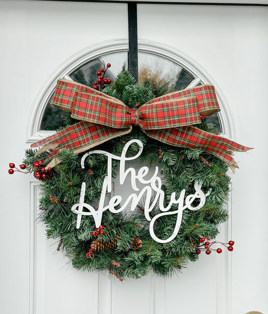 PREORDER Custom Christmas Wreath