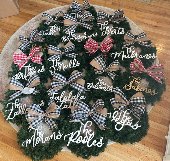 PREORDER Custom Christmas Wreath