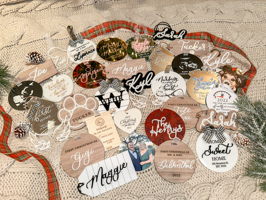 Walnut Tag Style Stocking Tag