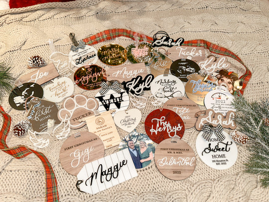 Baby Girl Birth Statistic Ornament