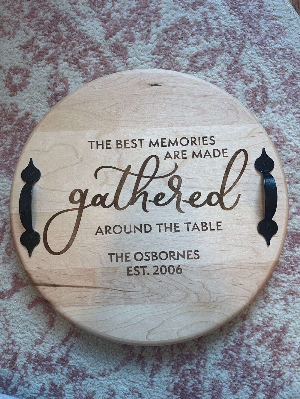 Engraved Lazy Susan (All Designs)