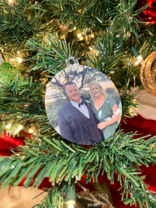 Custom Photo Metal Ornament