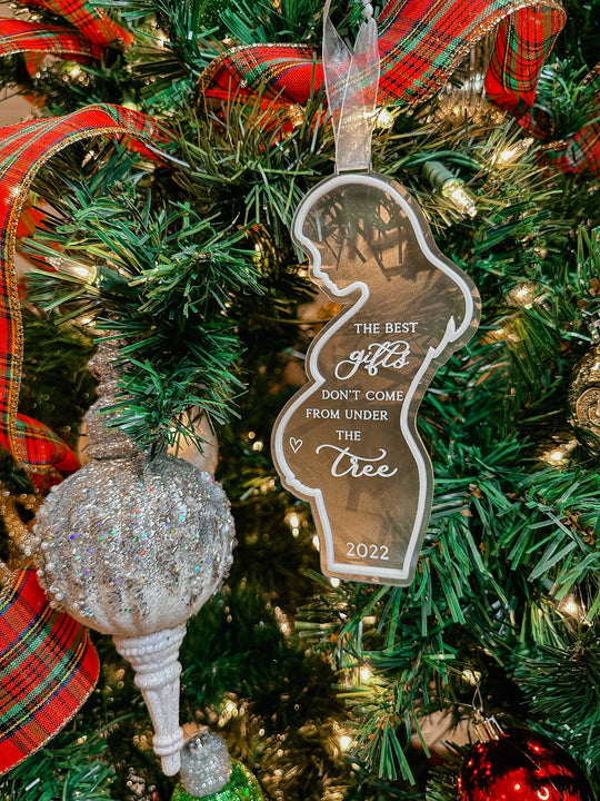 The Best Gifts Don't Come From Under The Tree Ornament - Pregnancy Ornament