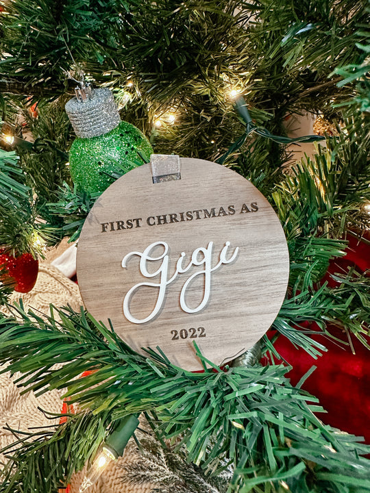 First Christmas As Ornament