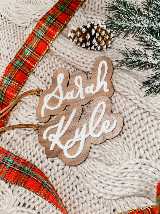 Laser Cut Stocking Tags