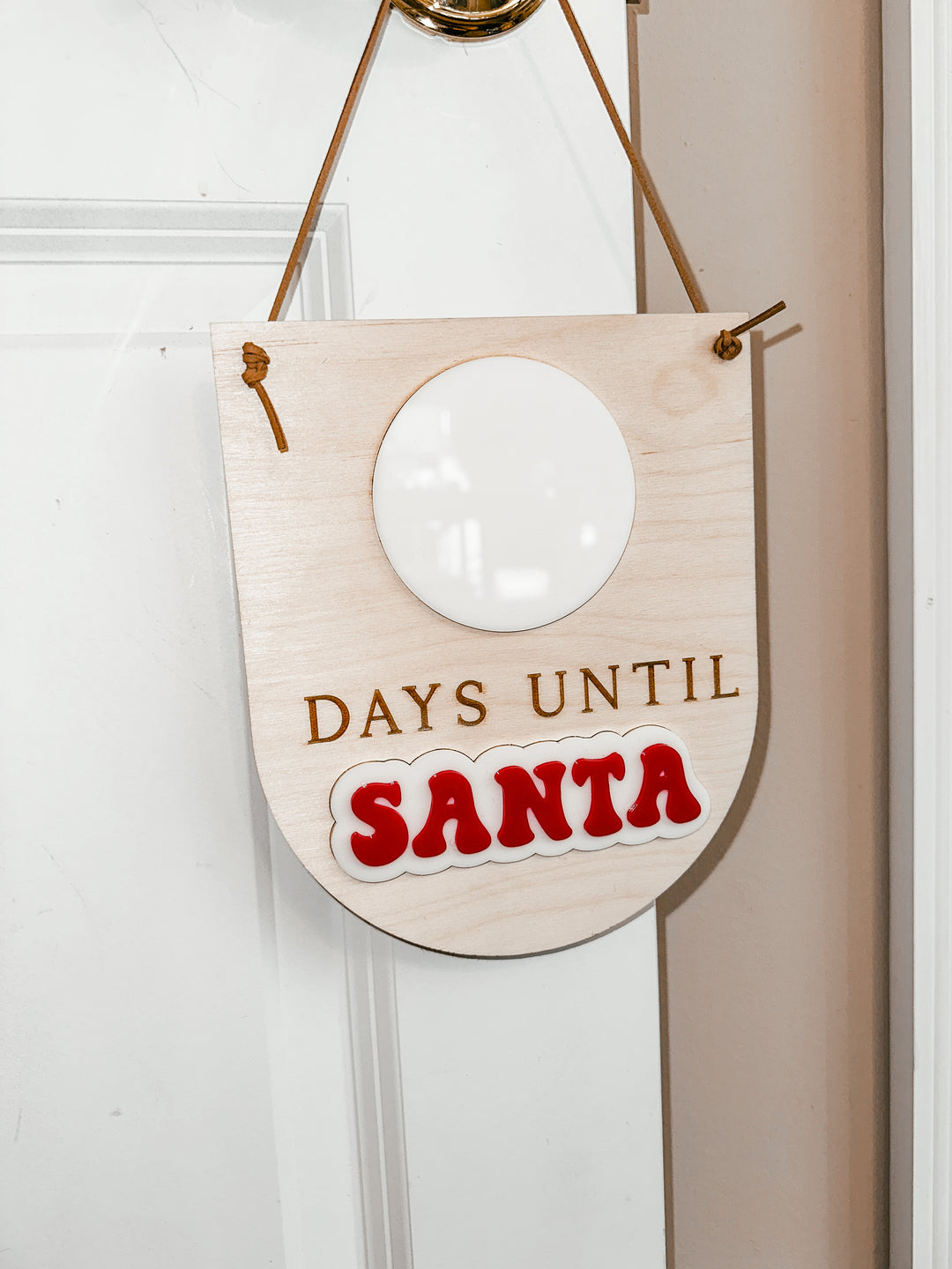 Dry Erase Days until Christmas/Santa