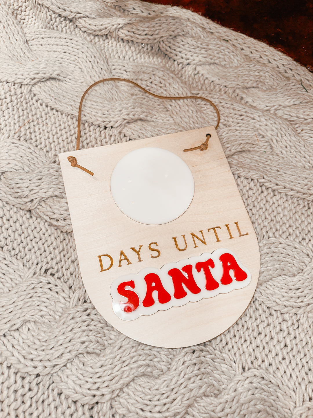 Dry Erase Days until Christmas/Santa