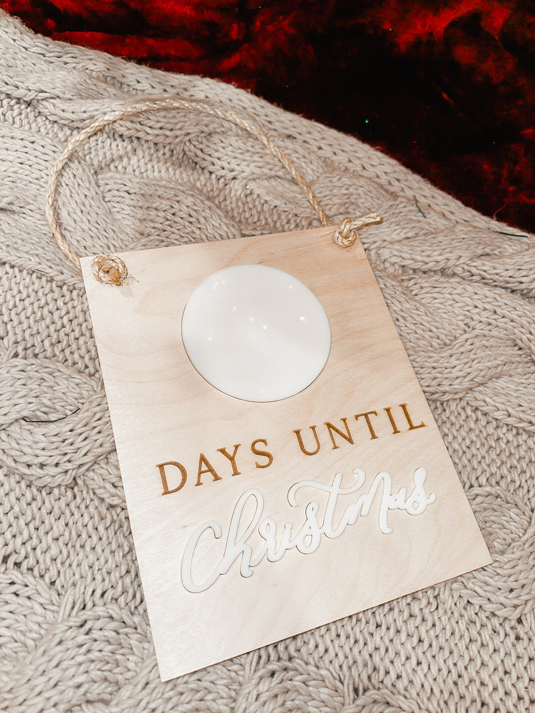 Dry Erase Days until Christmas/Santa