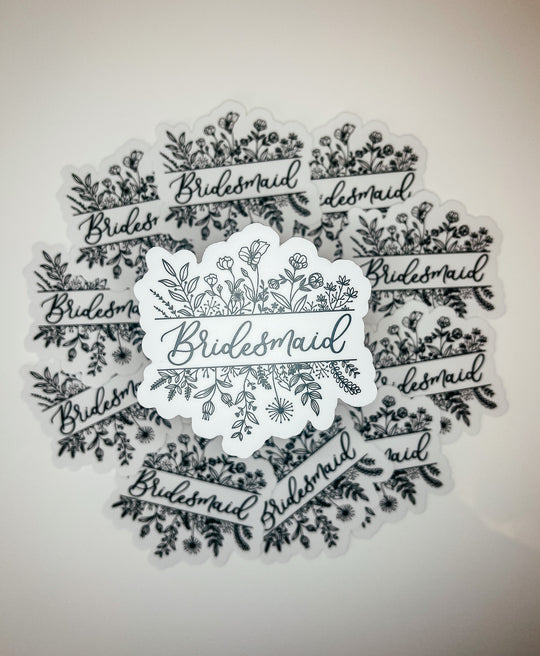 Bridesmaid Sticker