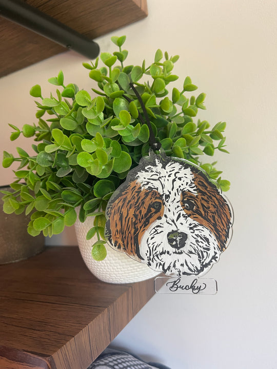 Custom Dog/Cat Ornament with Name