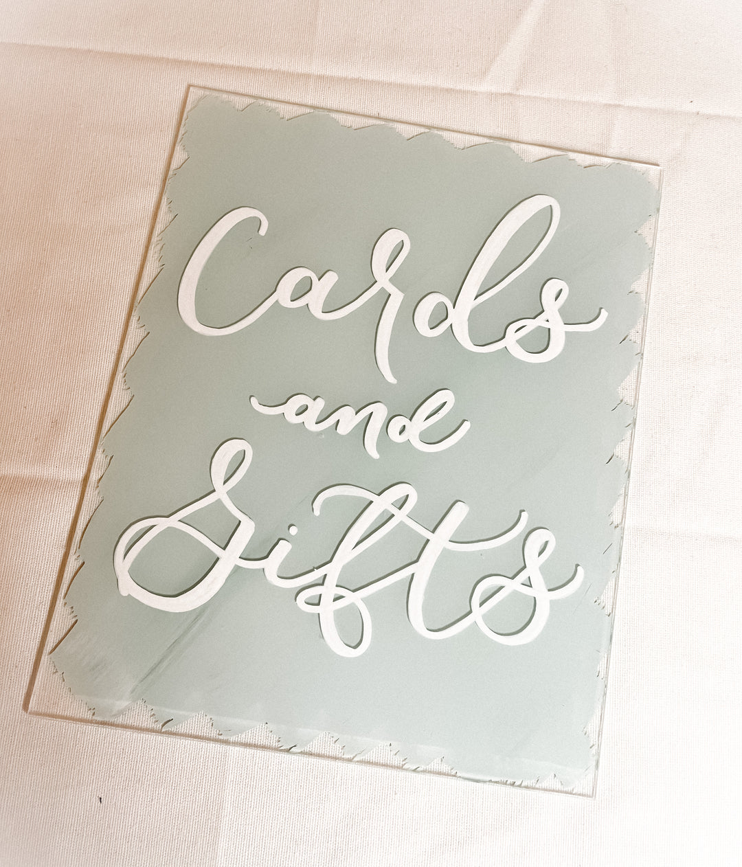 Small Custom Acrylic Sign