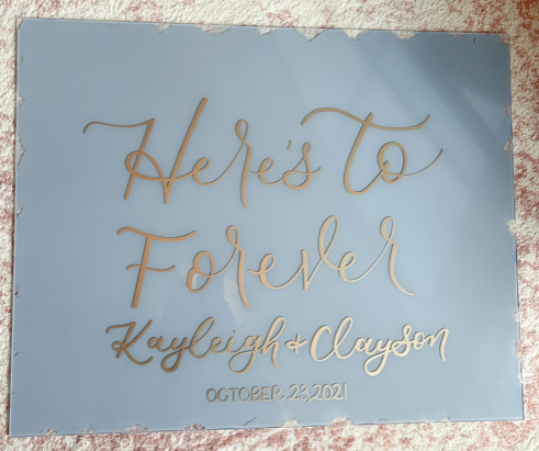 Custom Quote Acrylic Sign