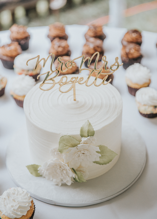 Mr. & Mrs. Custom Cake Topper